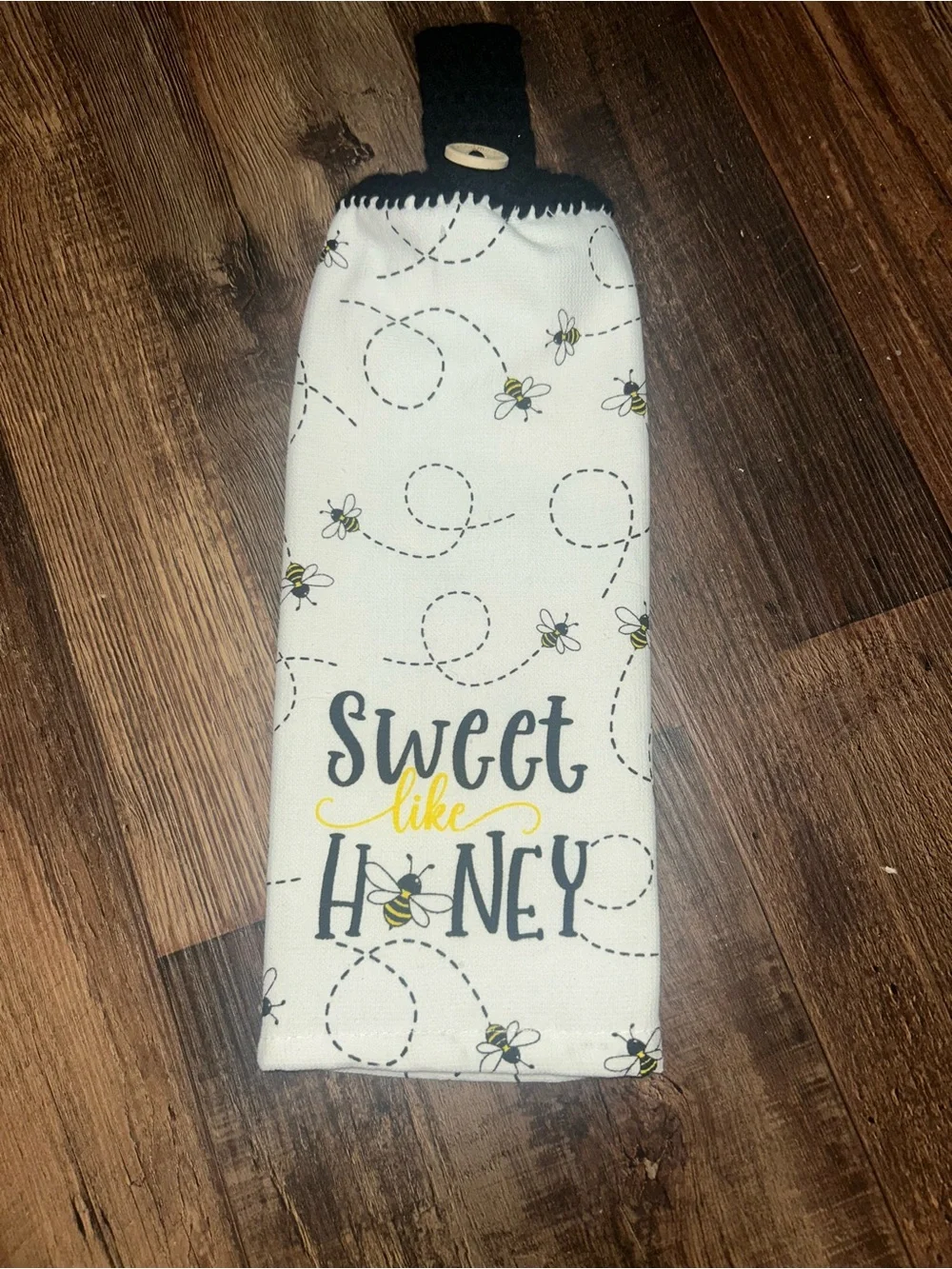 Sweet Like Honey Bee Hanging Kitchen Towel